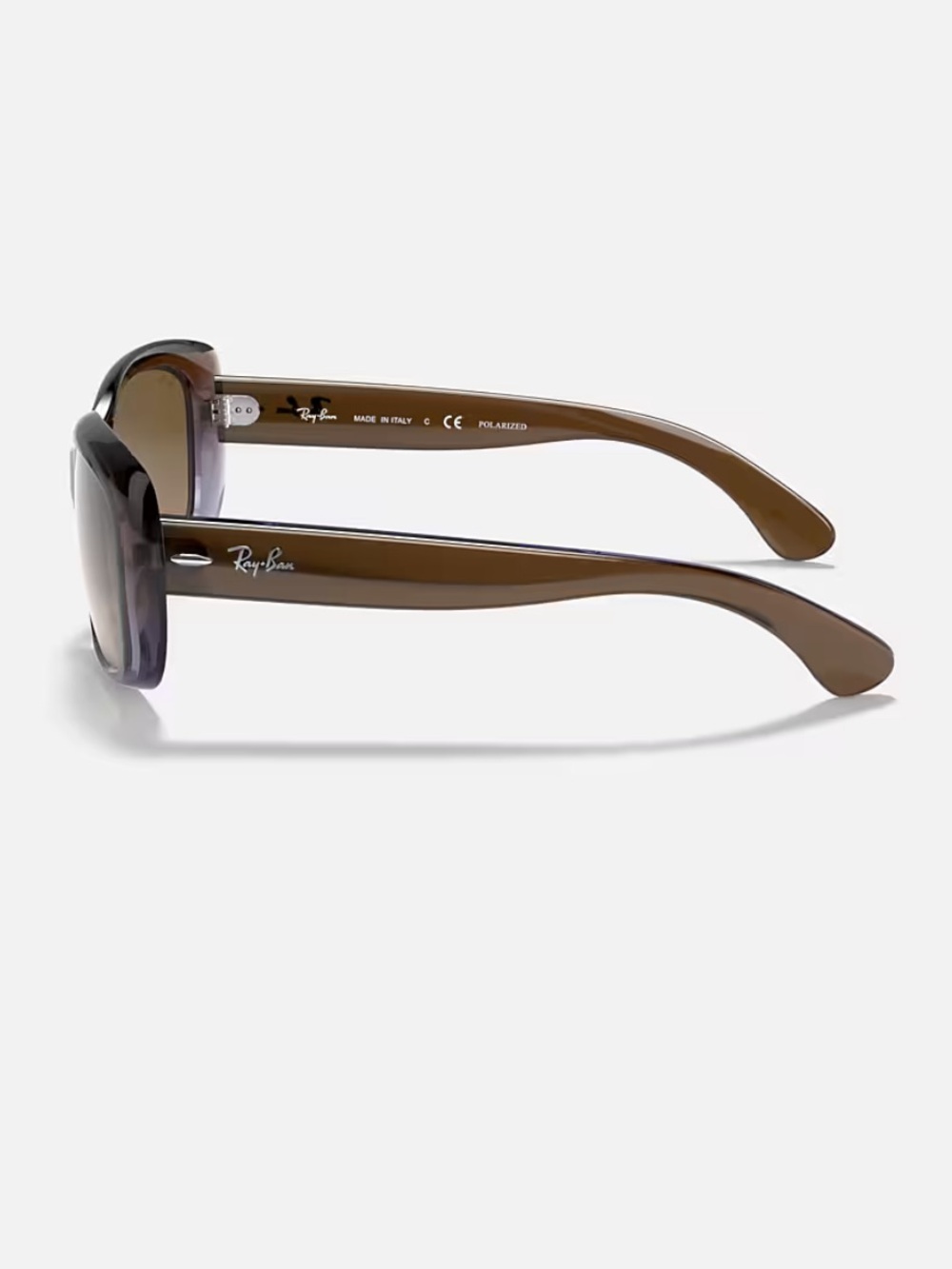 Ray-Ban Jackie Ohh Sunglasses RB4101 in Polished Brown - Picture 8 of 16